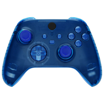 GOAT transparent blue custom XBOX controller