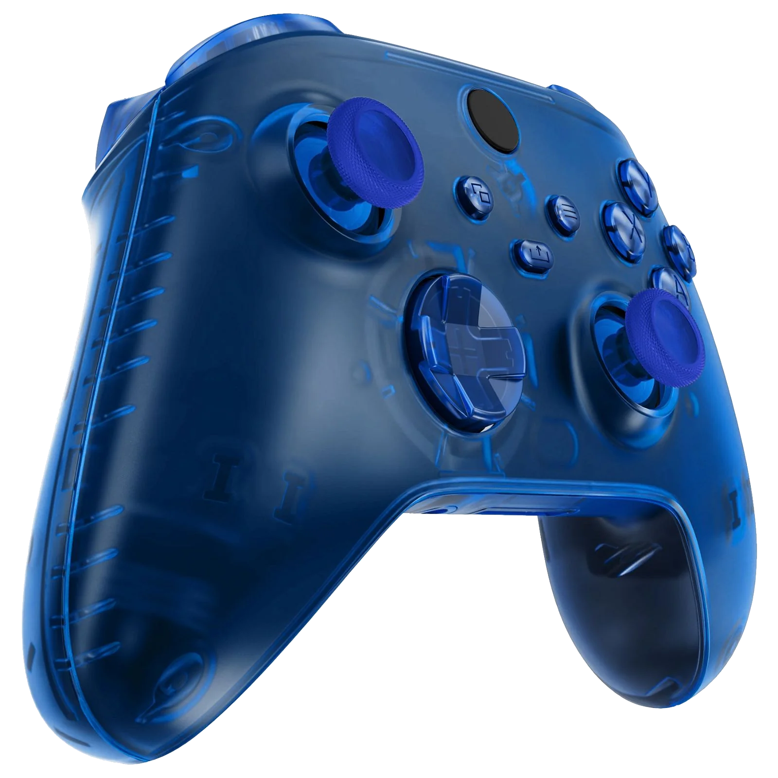 GOAT transparent blue custom XBOX controller