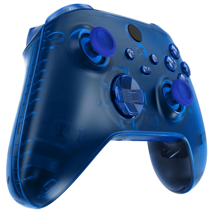 GOAT transparent blue custom XBOX controller