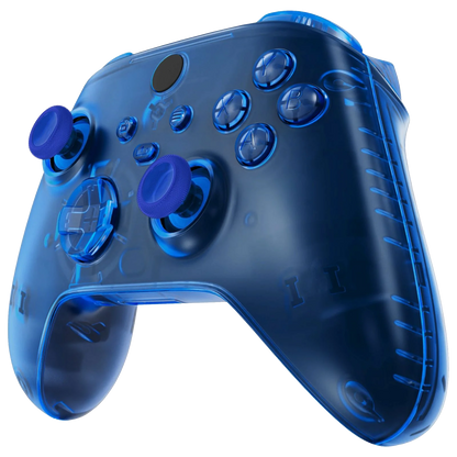 GOAT transparent blue custom XBOX controller