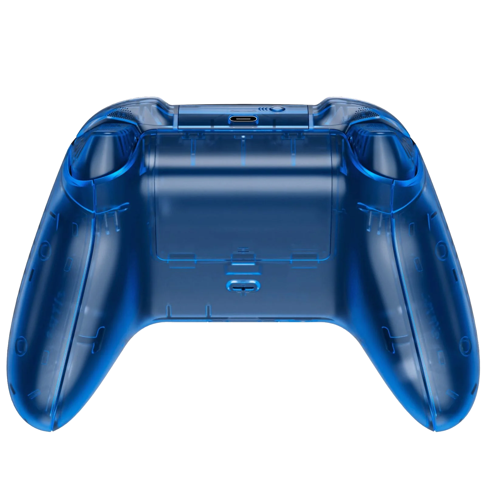 GOAT transparent blue custom XBOX controller