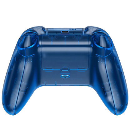 GOAT transparent blue custom XBOX controller