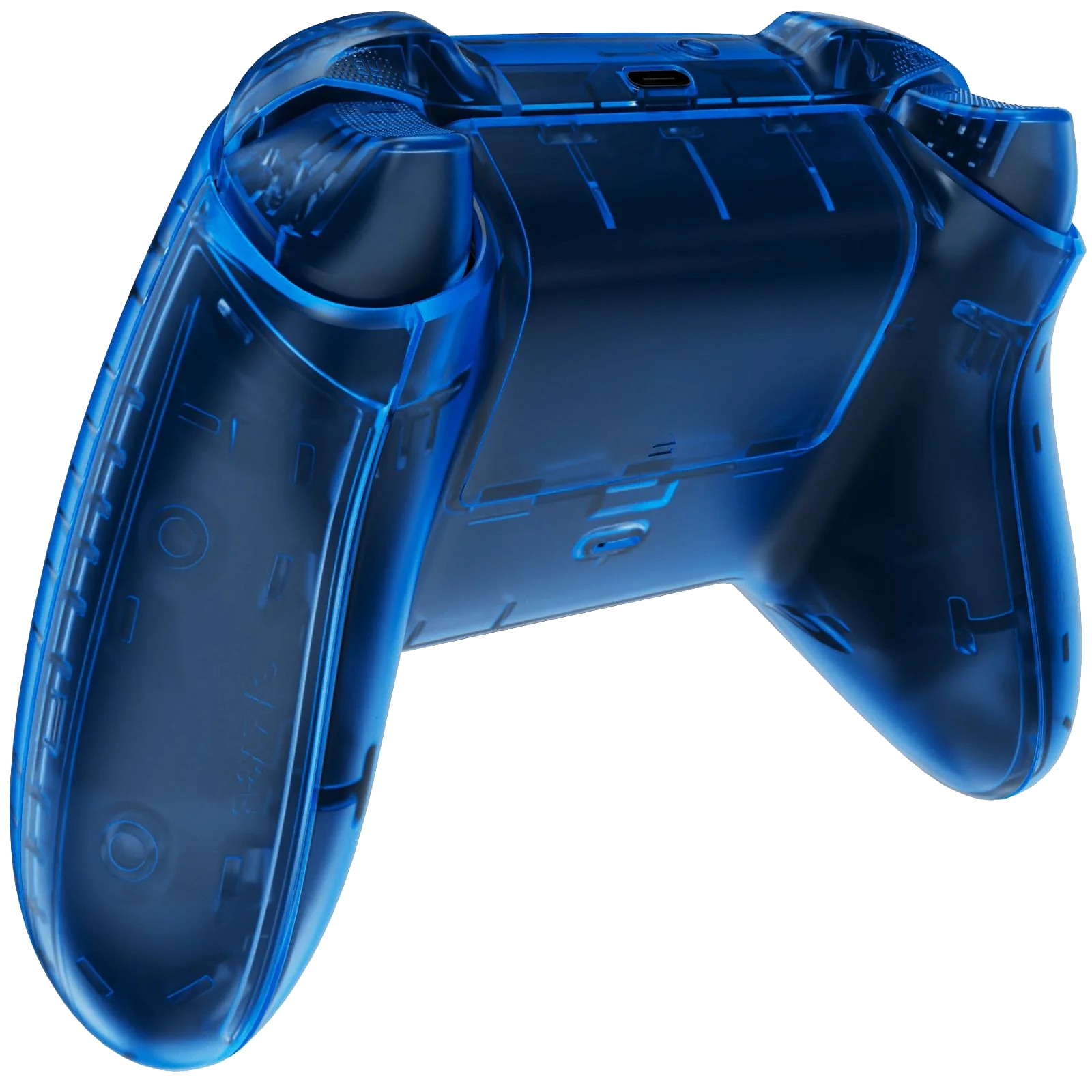 GOAT transparent blue custom XBOX controller