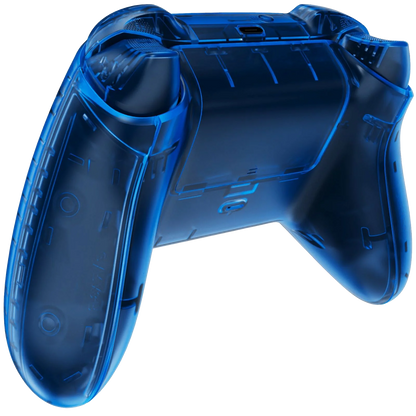 GOAT transparent blue custom XBOX controller