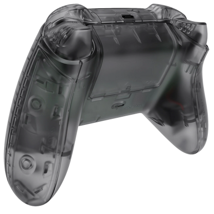 Transparent case custom XBOX controller - rear right view