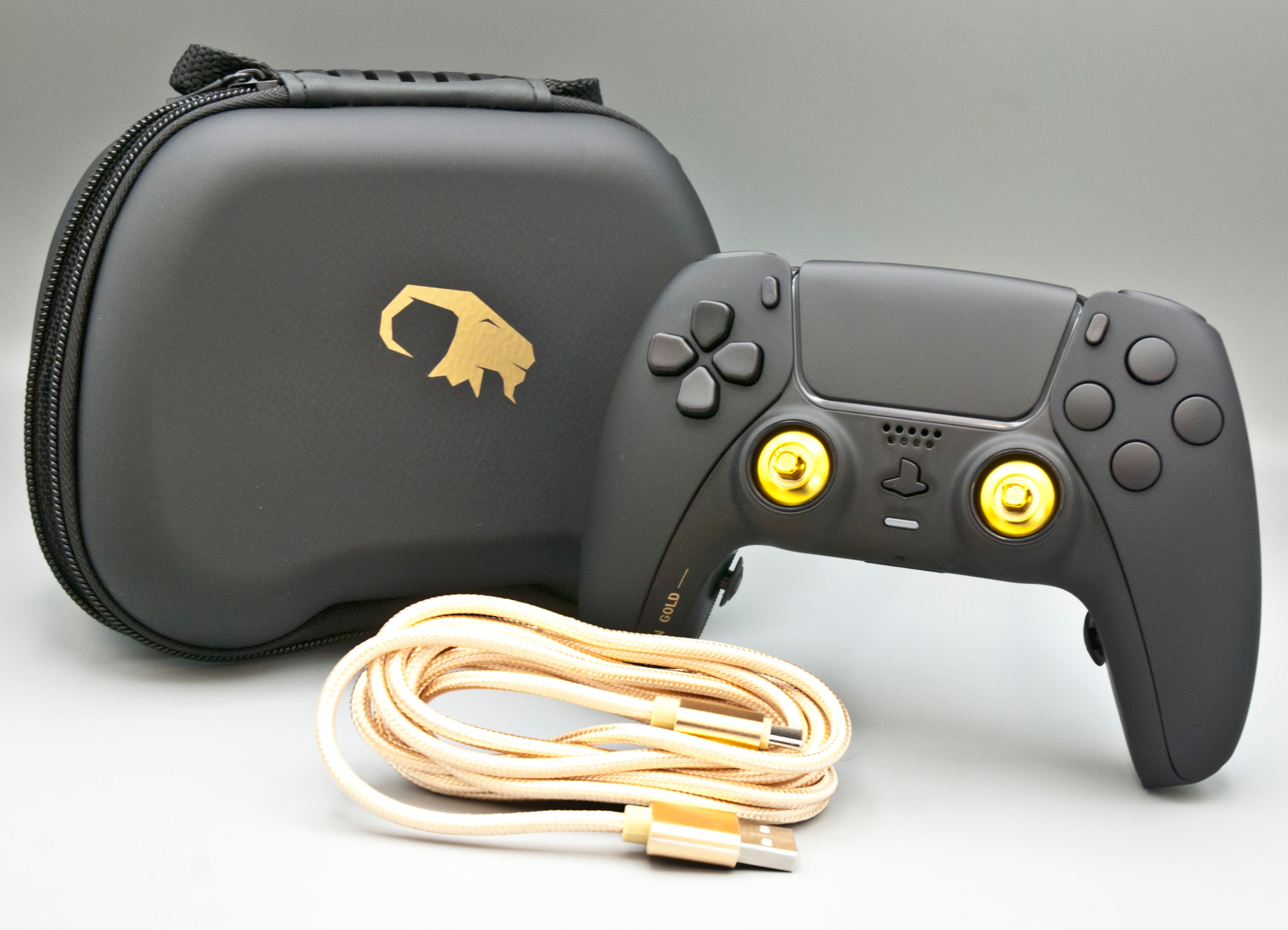 GOAT OBSIDIAN GOLD