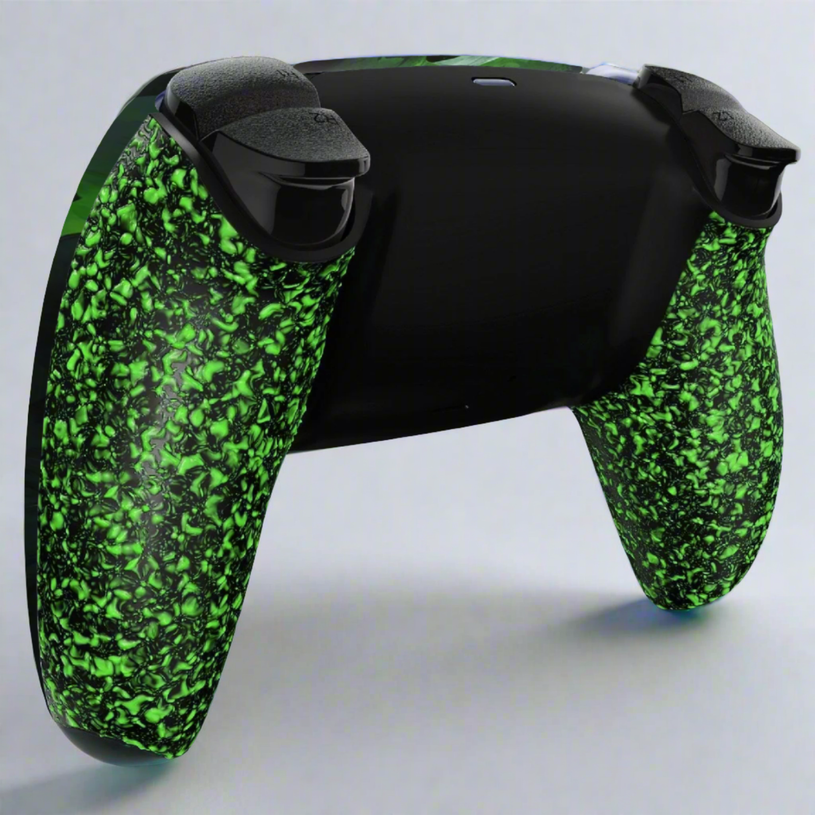 Rear view of the GOAT Dark Carnival Custom PS5 controller.