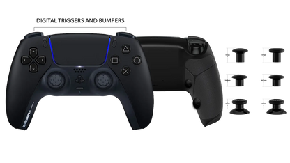 GOAT OBSIDIAN PRO Custom PS5 CONTROLLER  diagram