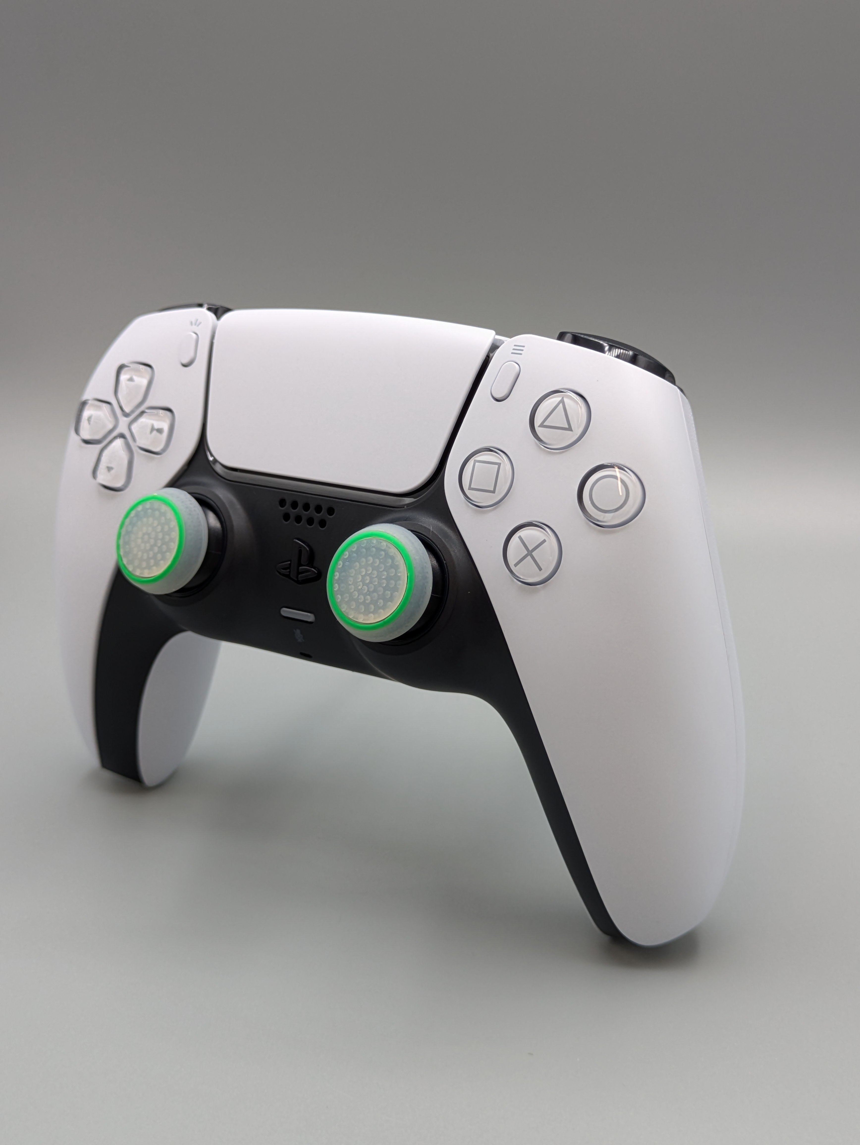 Thumbstick Topper  - White and Green (2 pack)