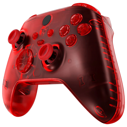 Transparent Red Xbox Series X/S Controller