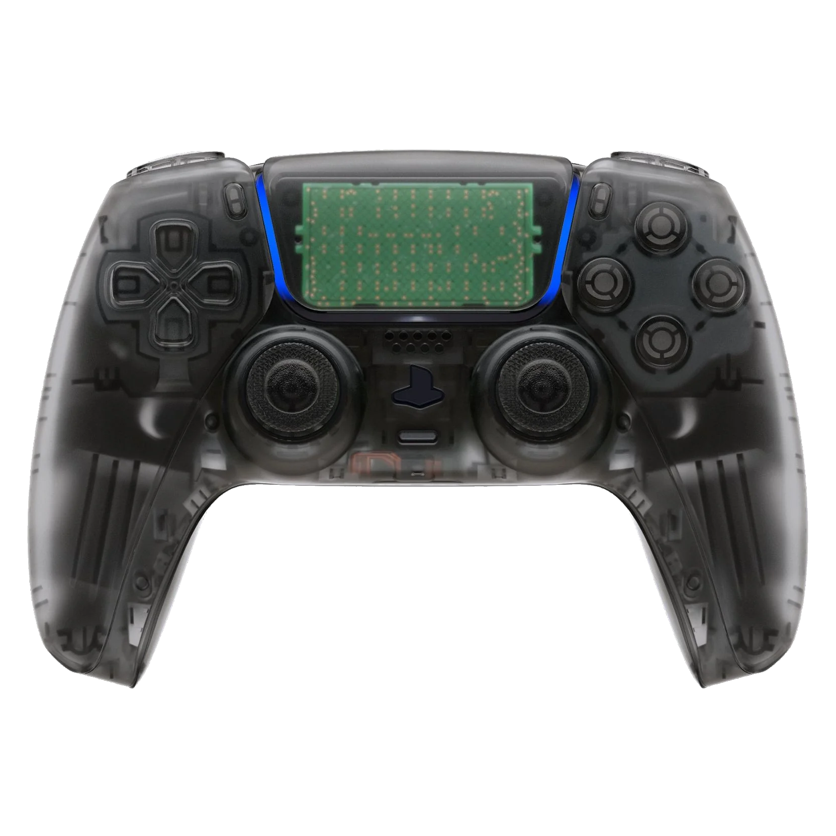 GOAT transparent Black custom PS5 controller