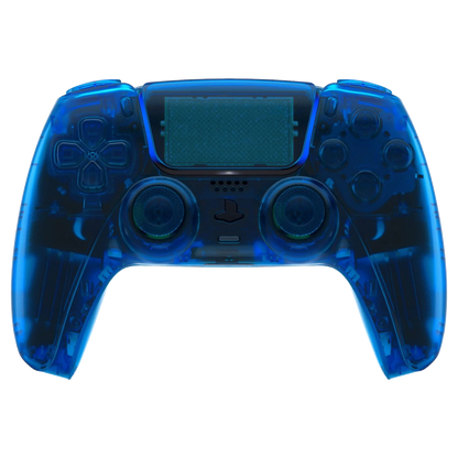 GOAT transparent Blue custom PS5 controller