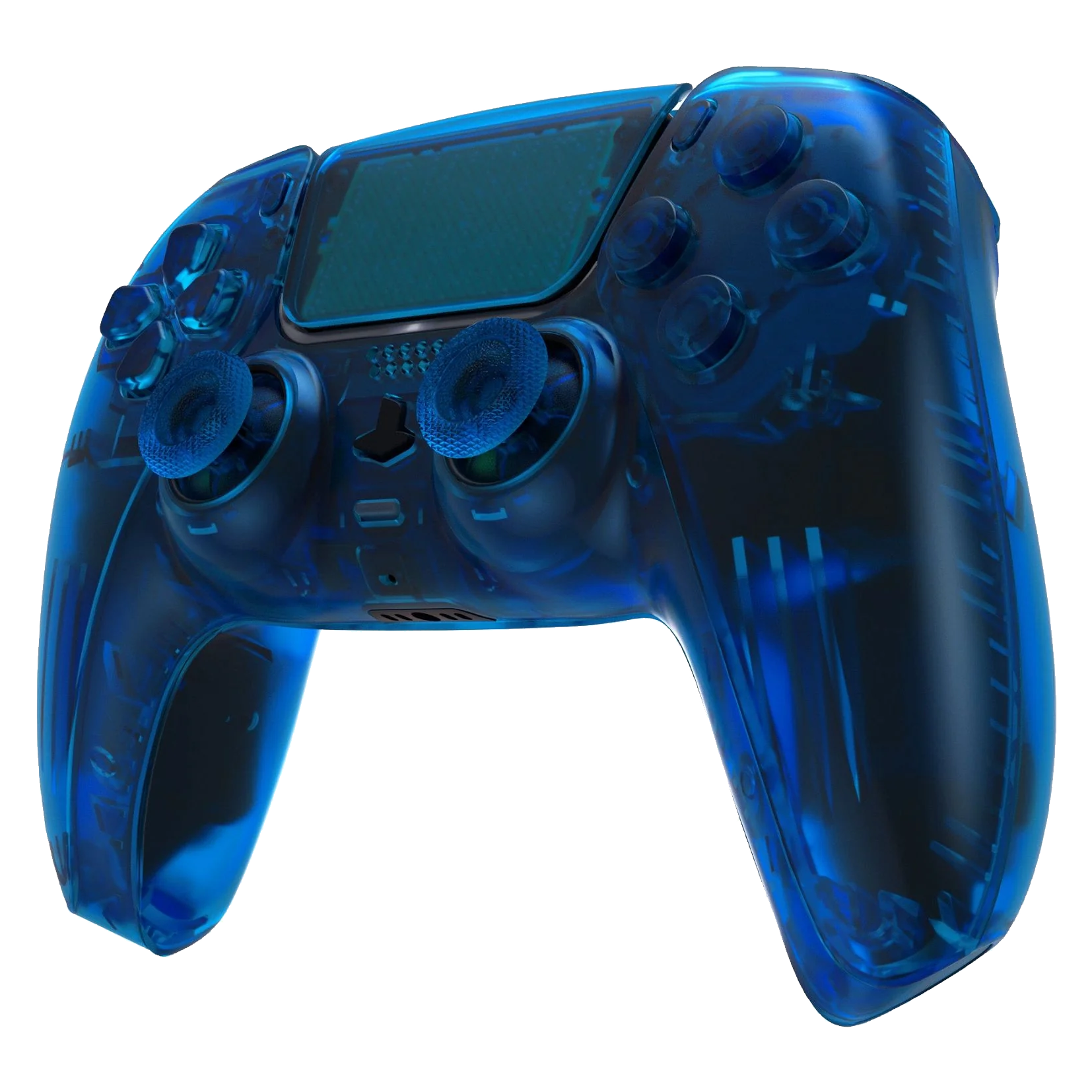 GOAT Transparent Blue Custom PS5 Controller – GOAT Customs