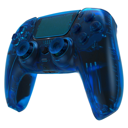 GOAT transparent Blue custom PS5 controller