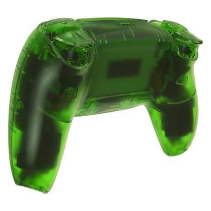 GOAT transparent green custom PS5 controller