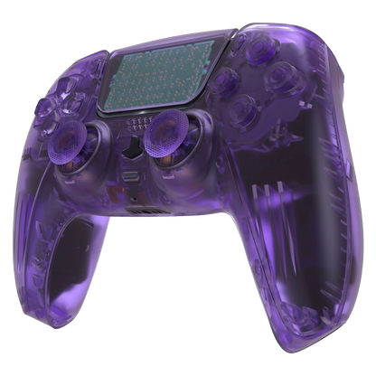 GOAT transparent purple custom PS5 controller