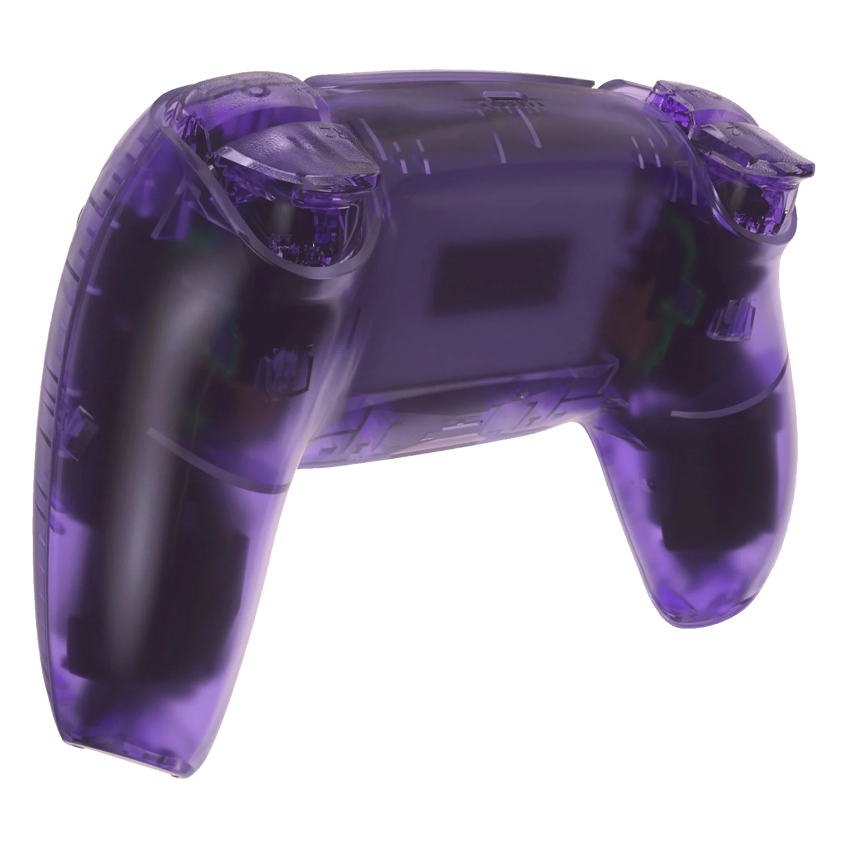 GOAT transparent purple custom PS5 controller